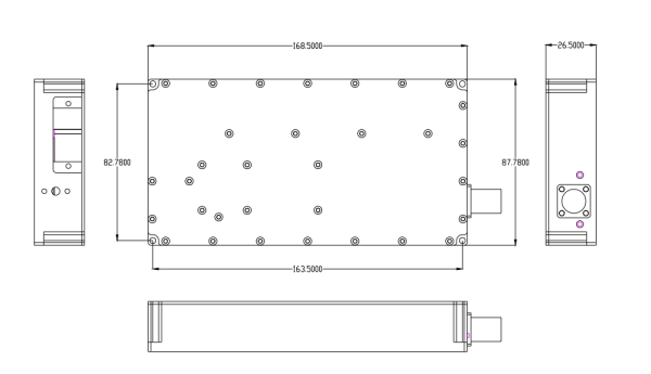 Wideband-AMP-100W GaN Drone Jammer Module | 2500~4000MHz Band Wideband-AMP-100W GaN Drone Jammer Module | 2500~4000MHz Band
