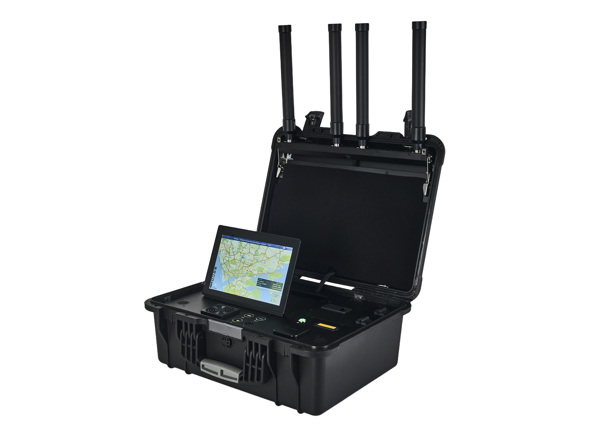 H1C-P Briefcase-Style Portable Drone Locator | UAV Detection & Tracker System