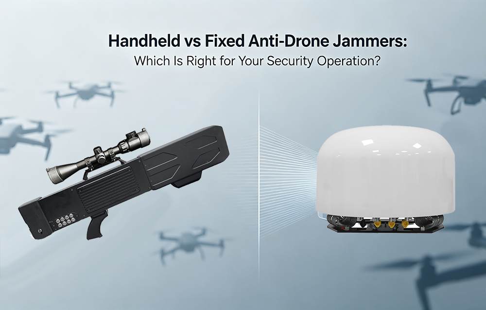 Handheld vs Fixed Anti-Drone Jammers: Which Is Right for Your Security Operation?
